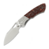 Navalha Olamic Cutlery WhipperSnapper BL, Jeweled Titanium & Red Raffir Sparkle