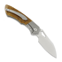 Olamic Cutlery WhipperSnapper BL sulankstomas peilis, Karelian Birch