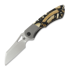 Olamic Cutlery WhipperSnapper BL Wharncliffe, Light Blast Ti, Mammoth Ivory