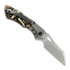 Olamic Cutlery WhipperSnapper BL Wharncliffe, Light Blast Ti, Mammoth Ivory