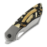 Olamic Cutlery WhipperSnapper BL Wharncliffe, Light Blast Ti, Mammoth Ivory