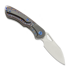 Couteau pliant Olamic Cutlery WhipperSnapper BL Wharnfoot, Fedokume Scales