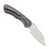 Couteau pliant Olamic Cutlery WhipperSnapper BL Wharnfoot, Fedokume Scales
