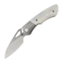 Olamic Cutlery WhipperSnapper BL Wharnfoot 折り畳みナイフ, Mother Of Pearl