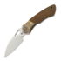 Couteau pliant Olamic Cutlery WhipperSnapper BL Wharnfoot, Space Trash Antique Micarta