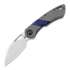 Olamic Cutlery WhipperSnapper WS084-S sulankstomas peilis, sheepsfoot