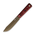 Ontario XL Hunter Micarta knife, bronzed, red 7026
