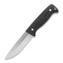Peltonen Knives M07 Full Tang, musta micarta, musta nahkatuppi