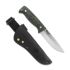 Peltonen Knives M07 Full Tang, green micarta, black leather sheath