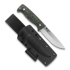 Peltonen Knives - M07 Full Tang, green micarta, kydex sheath