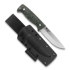 Peltonen Knives M07 Full Tang, green micarta, kydex sheath