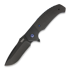 Pena Knives Mini Diesel Framelock Carbon Fiber 折叠刀, 黑色