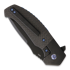 Pena Knives Mini Diesel Framelock Carbon Fiber 折叠刀, 黑色