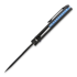 Pena Knives Mini Diesel Framelock Carbon Fiber 折叠刀, 黑色