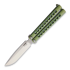 Pena Knives Penasong balisong, 綠色