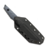 PG Knives Compact Tanto, Blue G-10, Satin
