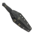 PG Knives Stealth Dagger, Kryptek Black G-10, Cerakote