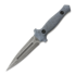 PG Knives Stealth Dagger, Kryptek Blue G-10, Acid Wash