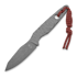 Piranha Knives Orion peilis, red kydex