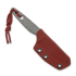 Coltello Piranha Knives Orion, red kydex