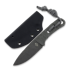 Coltello Piranha Knives Skeleton Necker, black kydex