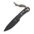 Piranha Knives Skeleton Necker 칼, coyote kydex