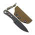 Piranha Knives Skeleton Necker 칼, coyote kydex