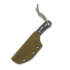 Piranha Knives Skeleton Necker 칼, coyote kydex