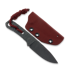 Piranha Knives Skeleton Necker 칼, red kydex