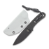 Coltello Piranha Knives Skeleton Necker, white kydex