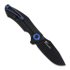 PMP Knives Alpha Smilodon Black/Blue sulankstomas peilis