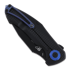 PMP Knives Alpha Smilodon Black/Blue kääntöveitsi
