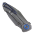 PMP Knives Alpha Smilodon Gray/Blue sulankstomas peilis