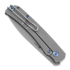 PMP Knives User II Silver kääntöveitsi, Blue accents