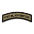Naszywka Pohl Force 3D rubber patch, brązowa
