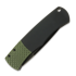 Pro-Tech BR-1 Magic sulankstomas peilis, green bolster, DLC 154CM BR-17LTD-GREENDLCW