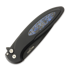 Pro-Tech Cambria Flipper DLC k&auml;&auml;nt&ouml;veitsi, TechnoCarbon Blue Inlay CF2103-LTDTCBLUE