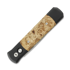 Navaja Pro-Tech Godfather Satin, Black Aluminum & Maple Burl 906-SATIN