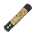 Pro-Tech Godfather Satin sulankstomas peilis, Black Aluminum & Maple Burl 906-SATIN