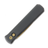 Coltello pieghevole Pro-Tech Godfather Tan PDV, nero 921-TAN