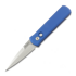 Pro-Tech Godson Satin sulankstomas peilis, Dark Blue Aluminum 721-SATINBLUE