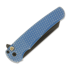 Pro-Tech Malibu sulankstomas peilis, Blue Battleworn Dragon Scale Aluminum, DLC 5436-BWBLUELTD