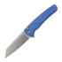 Pro-Tech Malibu Stonewashed Reverse Tanto sulankstomas peilis, mėlyna 5401-BLUE
