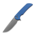 Coltello pieghevole Pro-Tech Mordax Stonewashed Magnacut Blue Gridlock Texture MX105-BLUEGRIDLOCK
