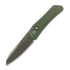 Coltello pieghevole Pro-Tech Oligarch, Green Aluminum, DLC DS121-GREEN