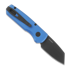 Pro-Tech Runt 5 DLC Reversed Tanto 折り畳みナイフ, 青 R5203-BLUE