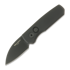 Coltello pieghevole Pro-Tech Runt 5 DLC Wharncliffe, nero R5303