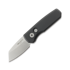 Pro-Tech Runt 5 Stonewashed Reversed Tanto sulankstomas peilis, juoda R5201