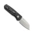 Pro-Tech Runt 5 Stonewashed Reversed Tanto sulankstomas peilis, juoda R5201