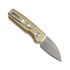 Pro-Tech Runt 5 Stonewashed Wharncliffe összecsukható kés, AlBronze R5310